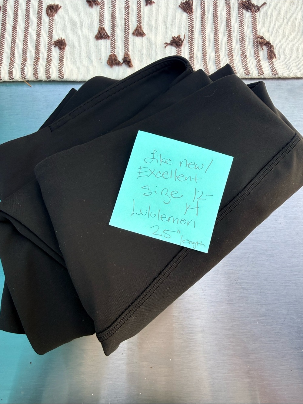 NWOT TWO PAIR lululemon athletica Black Wunder Under High-Rise 25" Tights